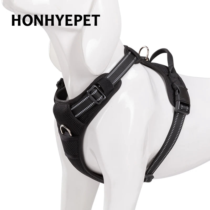 Truelove Reflective Padded Dog Harness With Quick Release Safety Strap