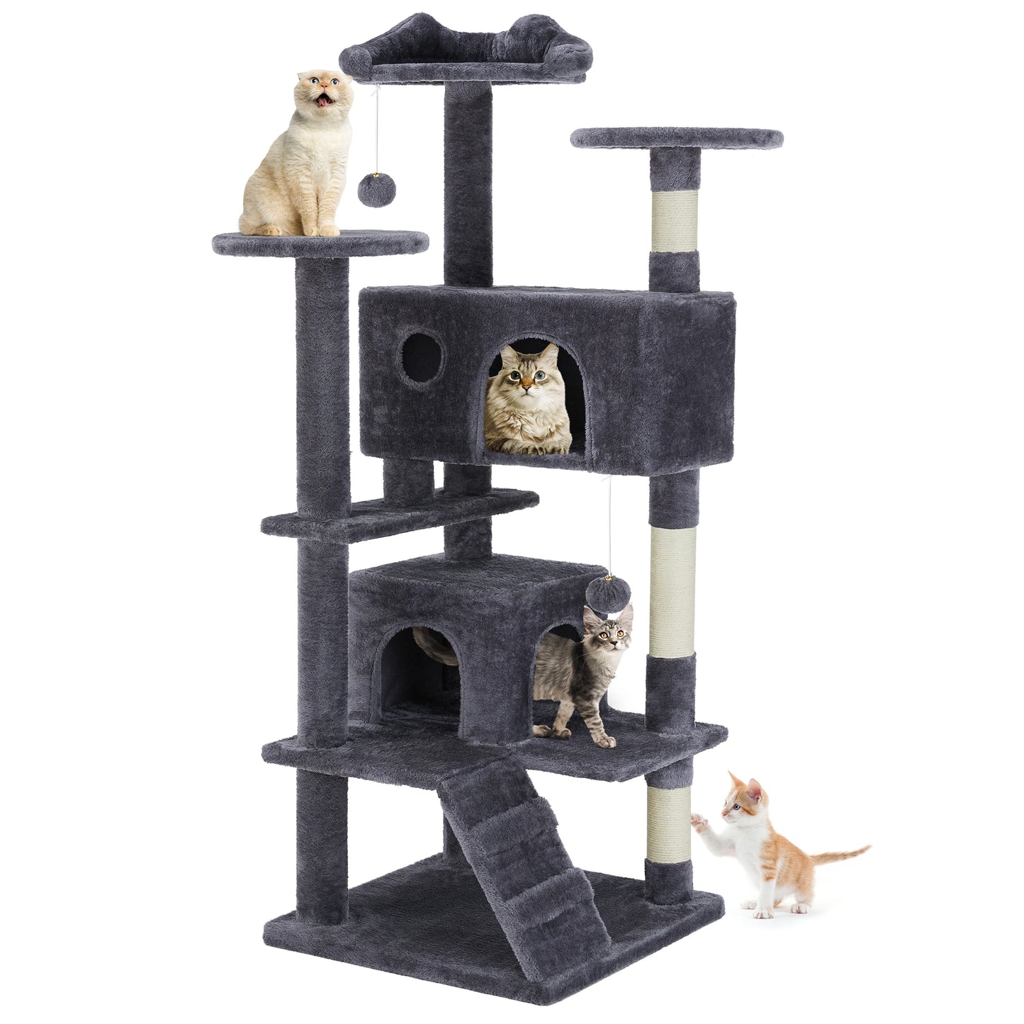 MCQ Indoor Cat Tree Tower Multi Level With Sisal Scratching Post