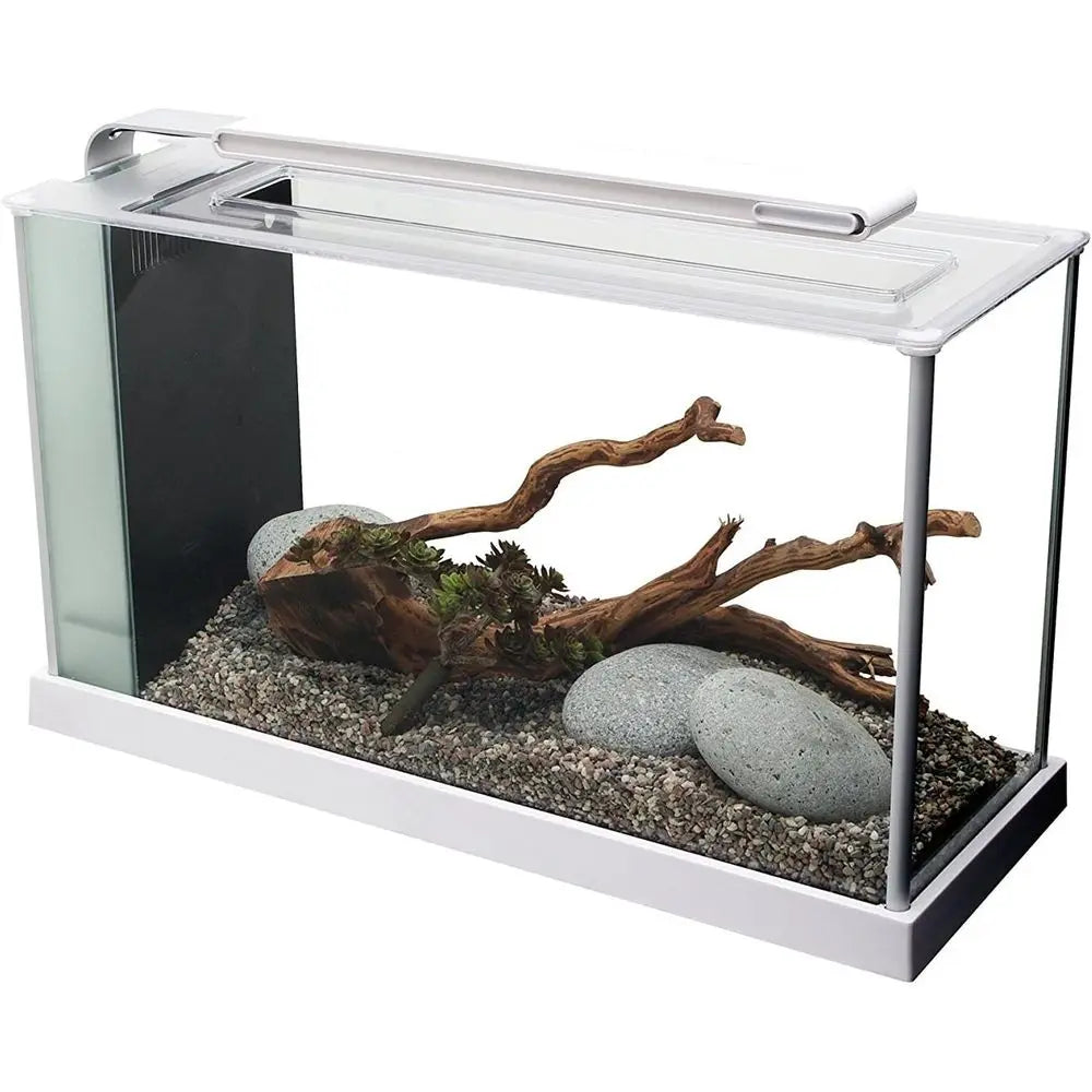 LED Lighted Aquarium Kit With 3 Stage Filtration System