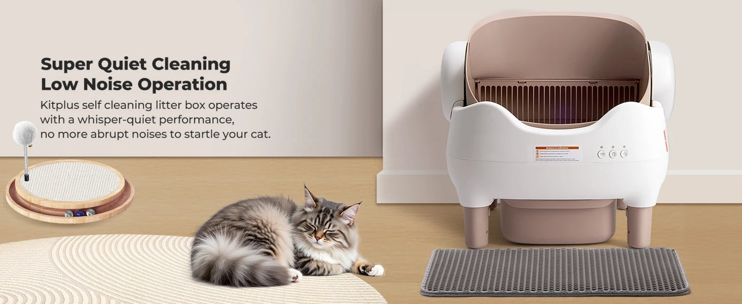 Lunapurr Self Cleaning Cat Litter Box With App Control