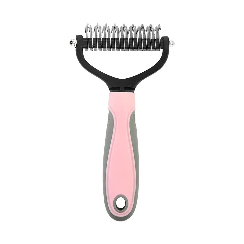 Double Sided Stainless Steel Pet Grooming Brush Hair Remover Comb