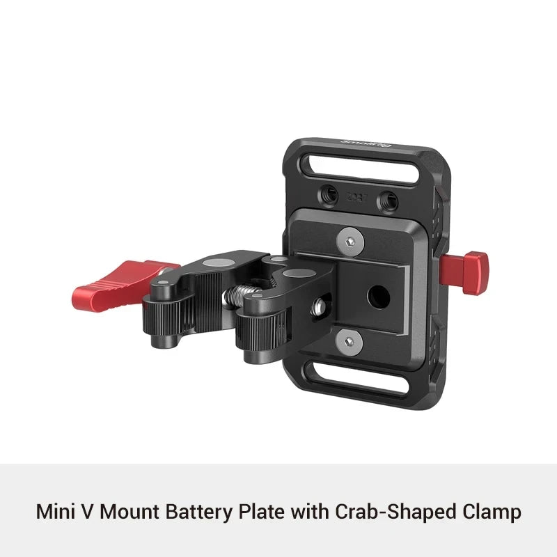 SmallRig V Mount Battery Plate With Adjustable Arm And Rod Clamp