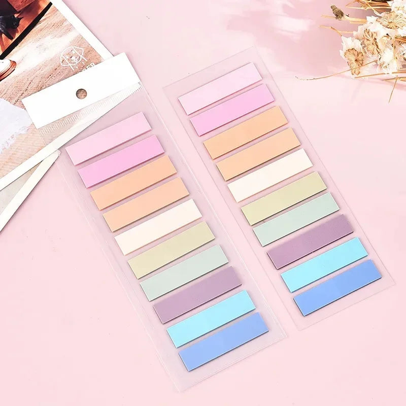 Waterproof PET Sticky Notes for Journaling, Scrapbooking and School