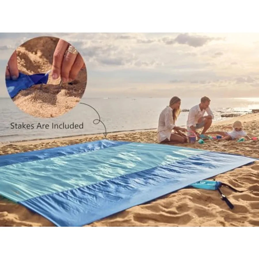 Sandproof Beach Blanket Waterproof Beach Mat Quick Dry