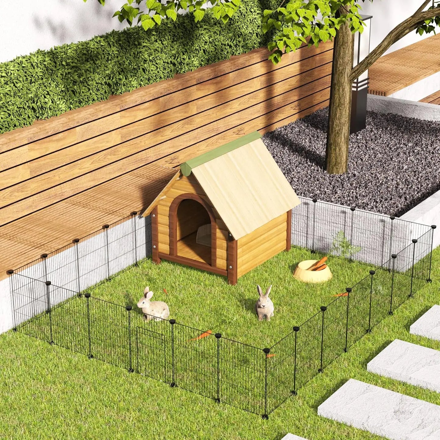 DIY Pet Playpen For Small Animals Cage With Front Door