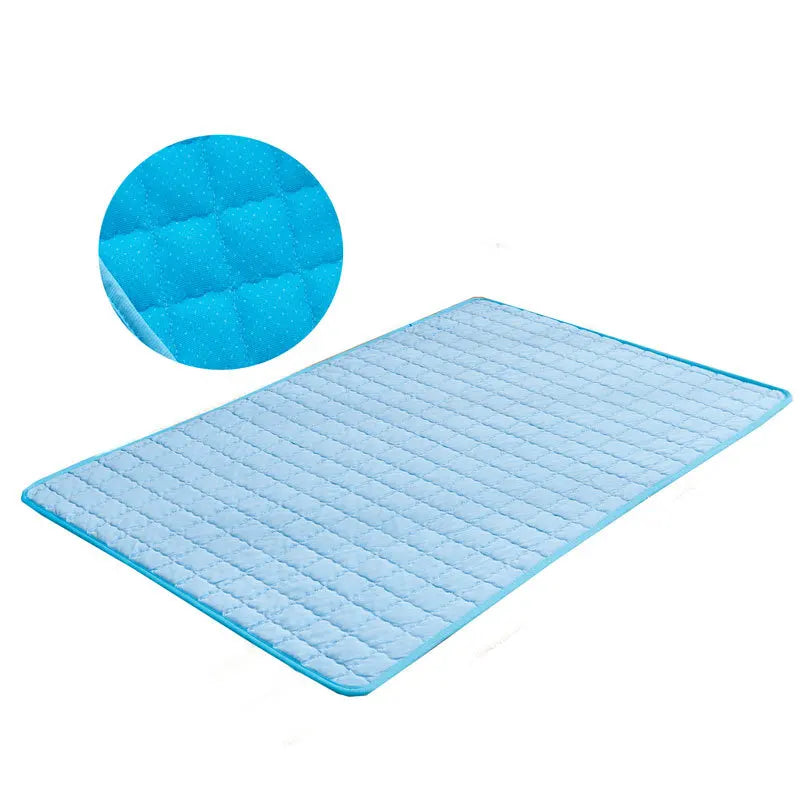 Pet Cooling Mat for Dogs and Cats Ice Silk Mattress