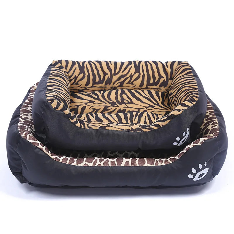 BPEDT Warm Plush Dog Bed With Waterproof Bottom For Pets