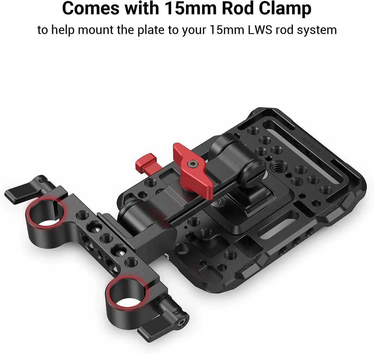 SmallRig V Mount Battery Plate With Adjustable Arm And Rod Clamp