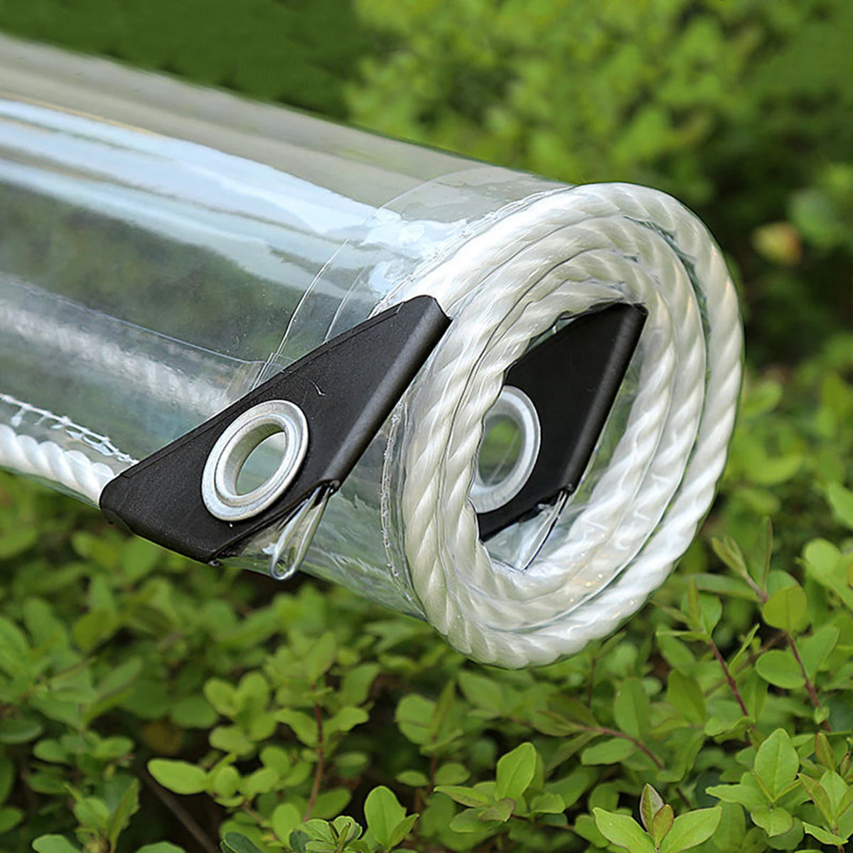 Waterproof PVC Tarpaulin With Eyelets for Garden Furniture and Greenhouses
