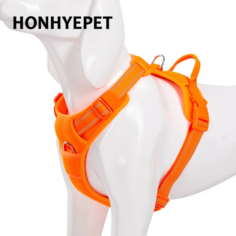 Truelove Reflective Padded Dog Harness With Quick Release Safety Strap