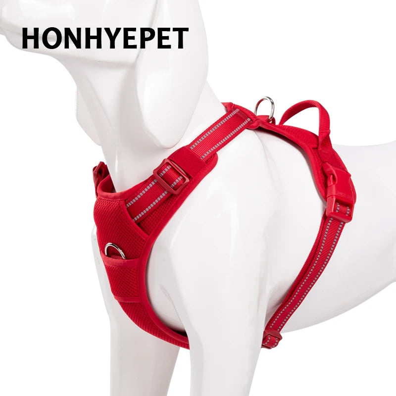 Truelove Reflective Padded Dog Harness With Quick Release Safety Strap