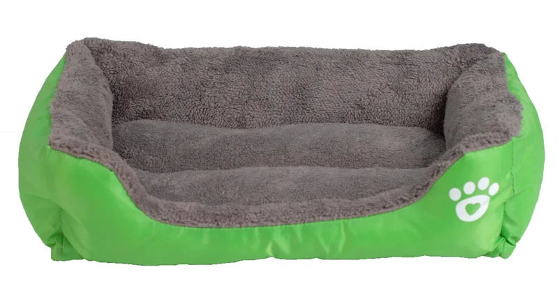 BPEDT Warm Plush Dog Bed With Waterproof Bottom For Pets