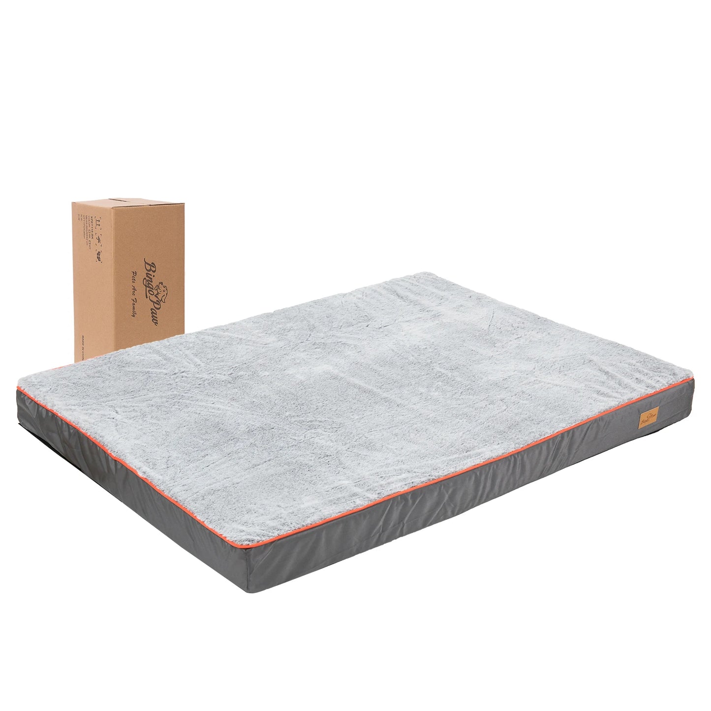 BINGOPAW Orthopedic Dog Bed Waterproof Memory Foam With Removable Cover