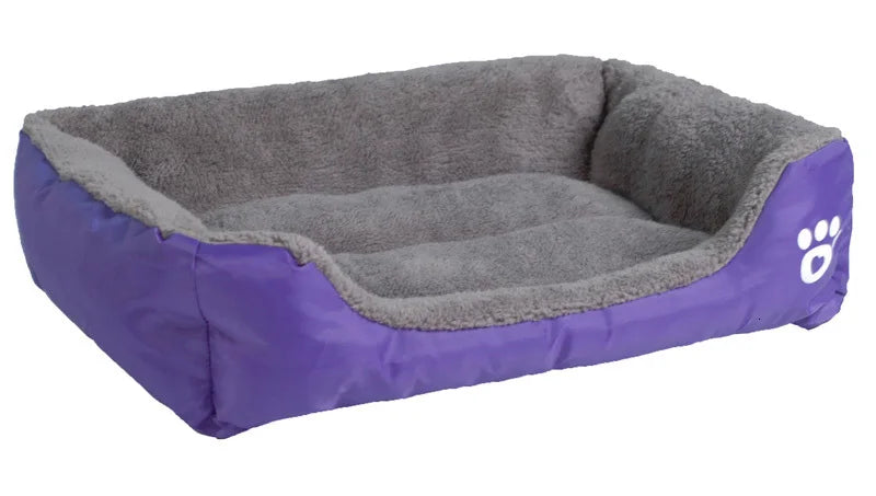 BPEDT Warm Plush Dog Bed With Waterproof Bottom For Pets