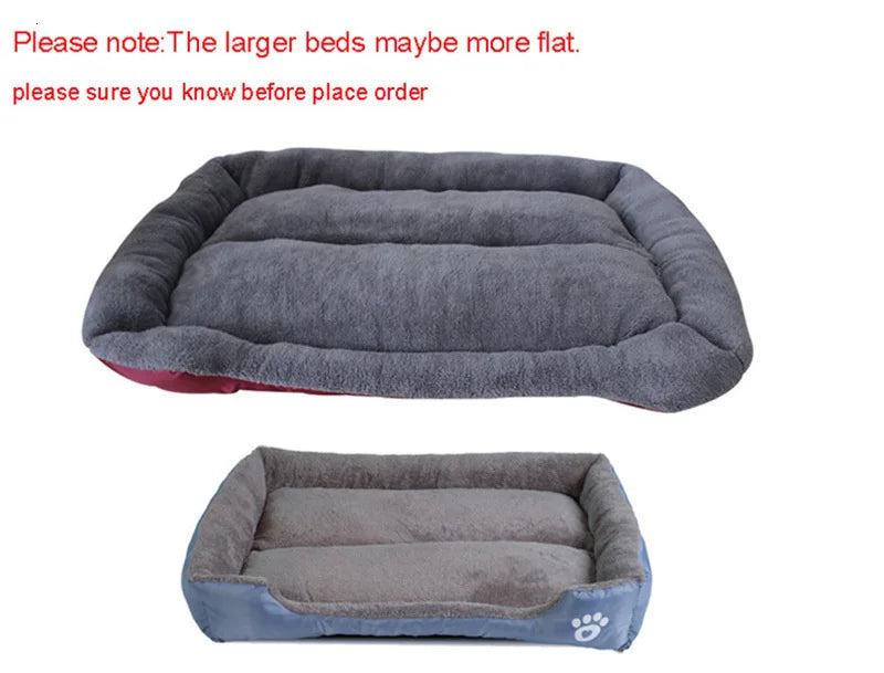 BPEDT Warm Plush Dog Bed With Waterproof Bottom For Pets