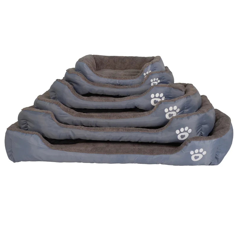 BPEDT Warm Plush Dog Bed With Waterproof Bottom For Pets