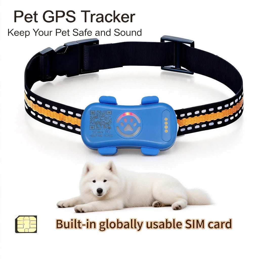 WANWAYTECH GPS Pet Tracker for Dogs and Cats Real Time