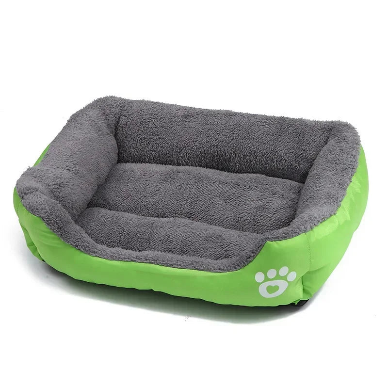 BPEDT Warm Plush Dog Bed With Waterproof Bottom For Pets