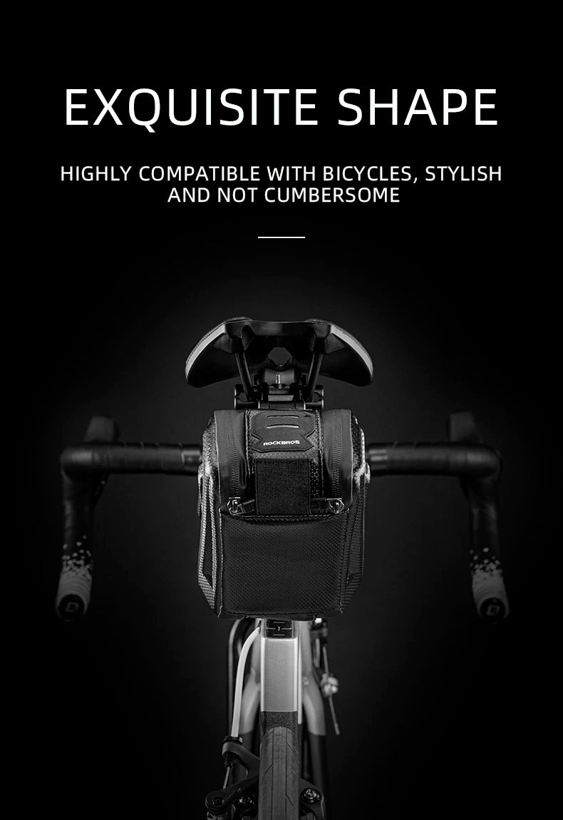 ROCKBROS Waterproof Shockproof Bicycle Rear Seatpost Bag With Quick Release