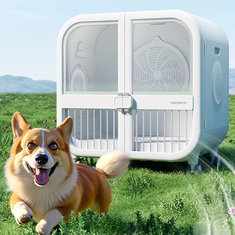 Pet Hair Dryer Stand Dry Box For Dogs Grooming Cabinet