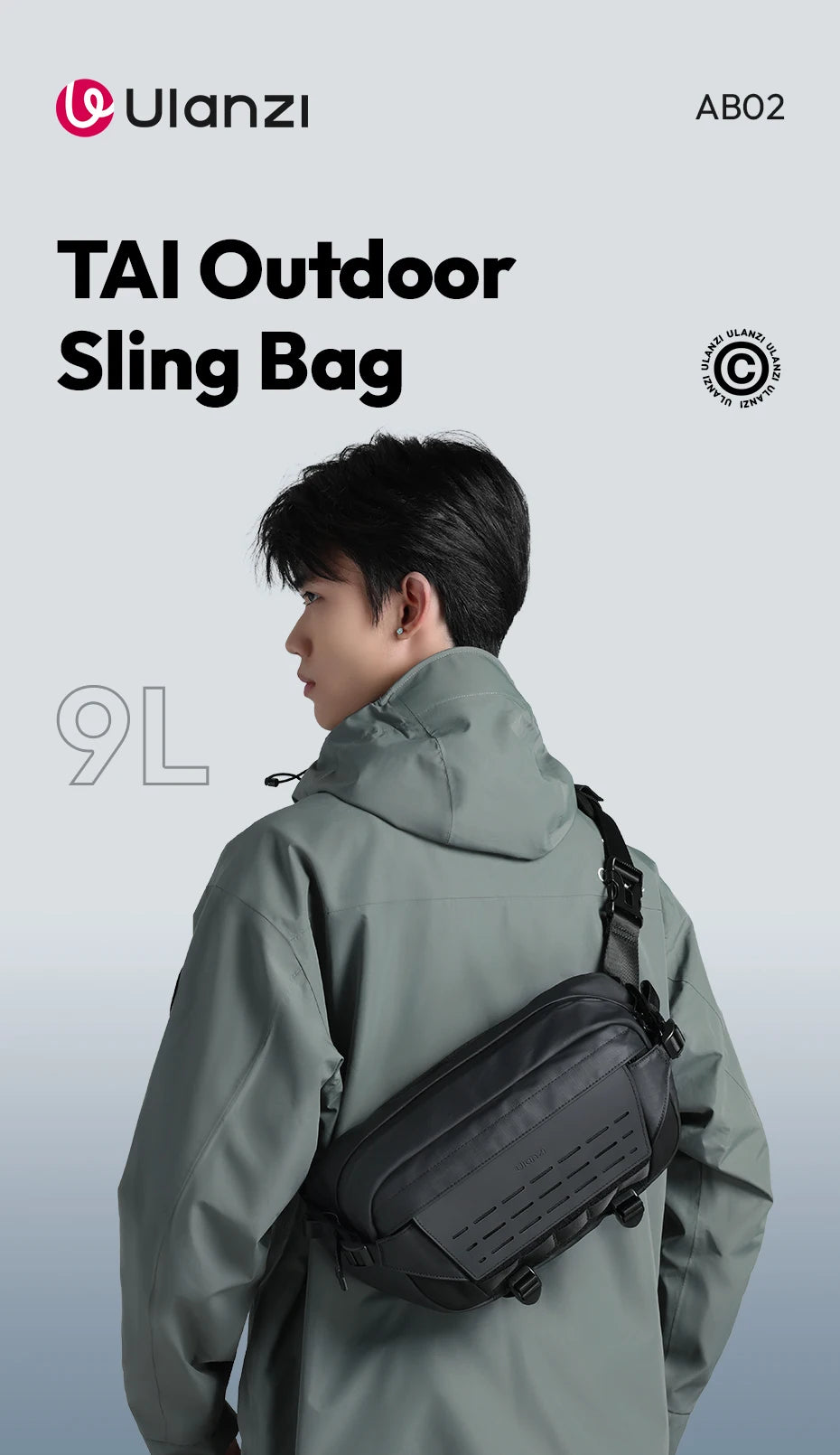 Ulanzi TAI Outdoor Photography Sling Bag for Camera Accessories