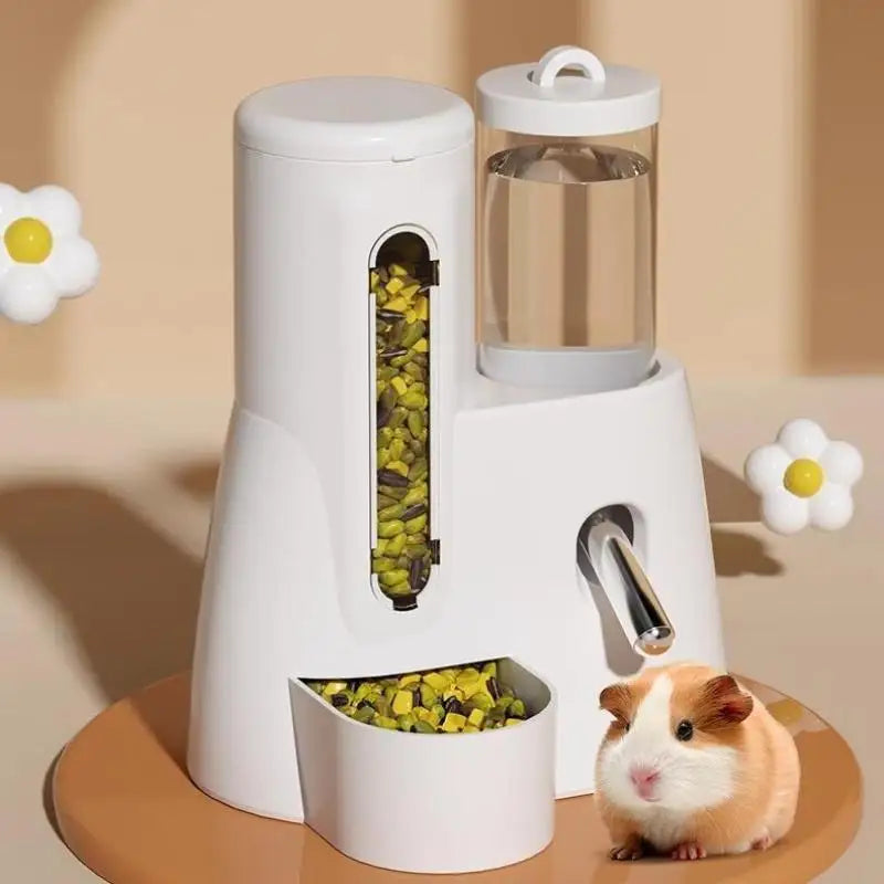 2 In 1 Hamster Feeder And Waterer Automatic Dispenser