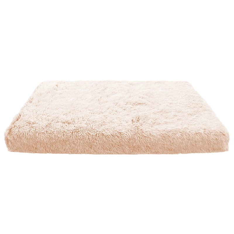 Plush Dog Bed Mat For Pets Removable Washable Cover