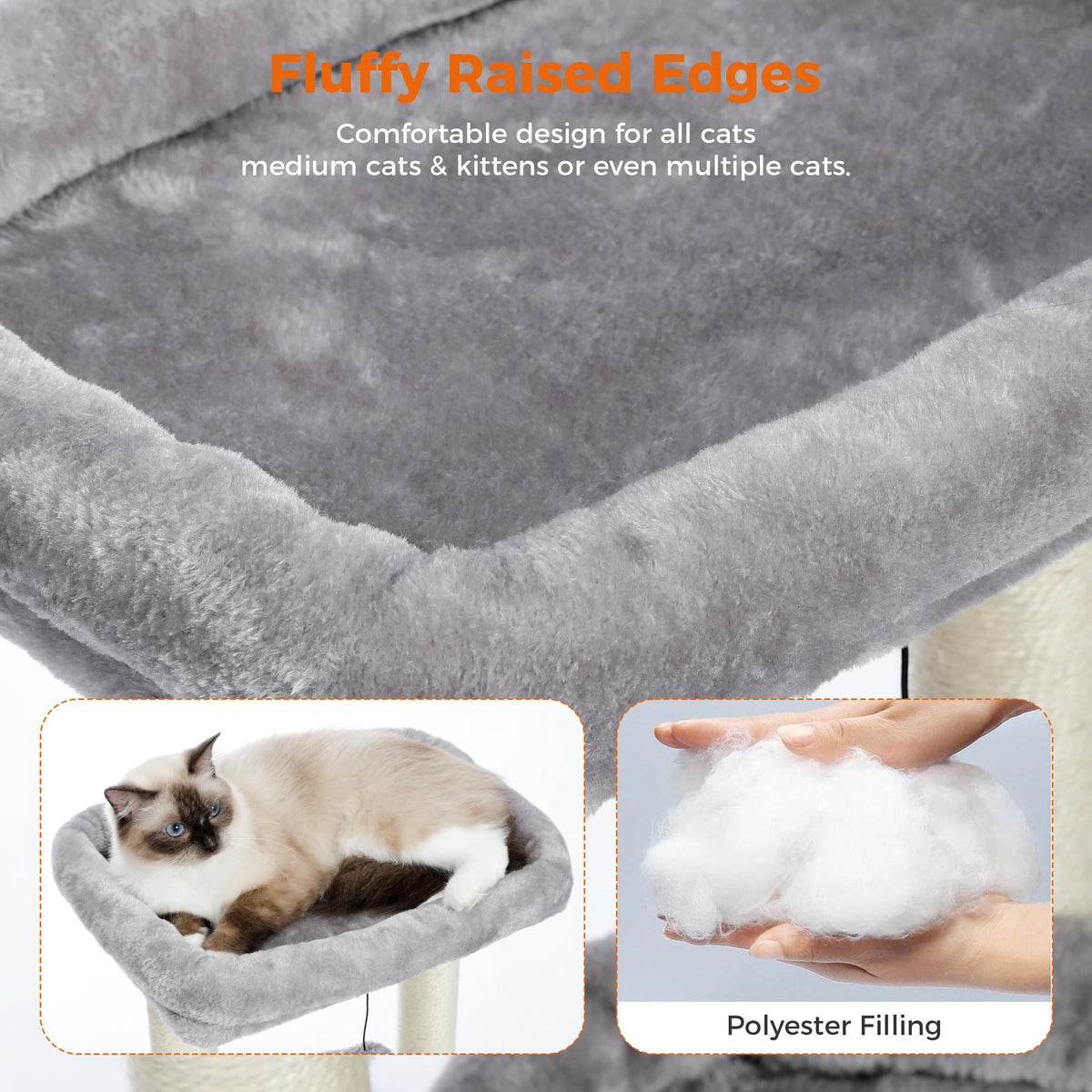 PAWZ Road Cat Tree With Sisal Posts And Cozy Condo