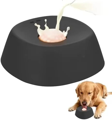 Slow Feeder Dog Bowl Anti Slip Ball Shaped Licking Bowl