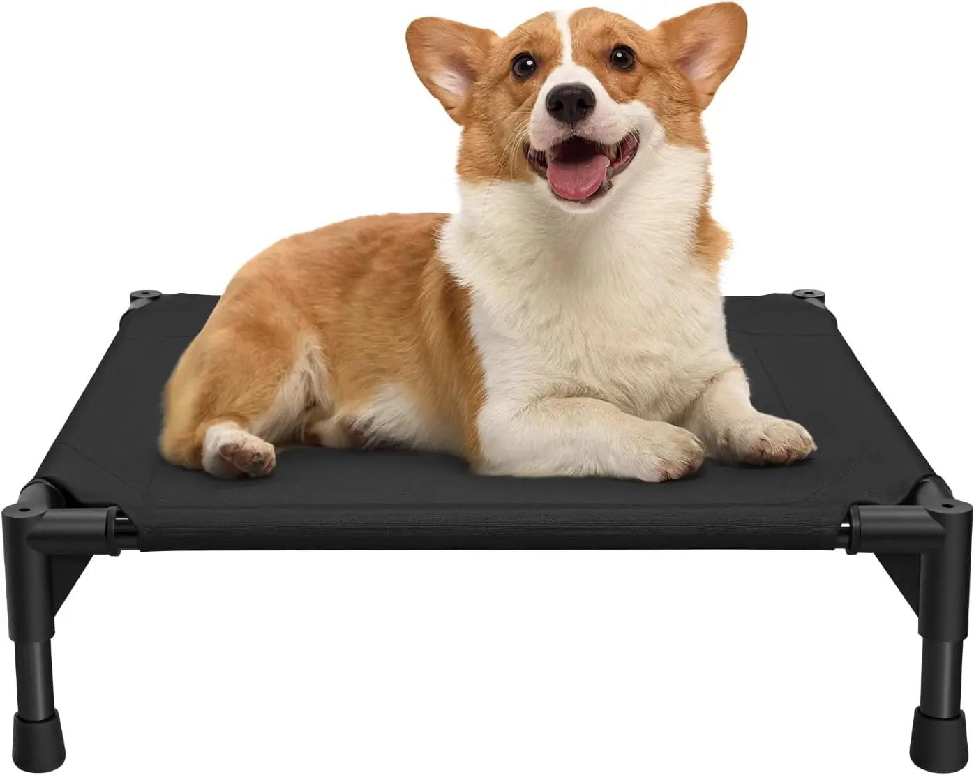 Elevated Cooling Pet Bed With Metal Frame For Dogs And Cats