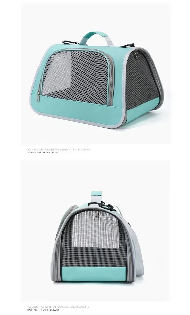 Portable Pet Carrier Handbag for Cats and Dogs Shoulder Bag