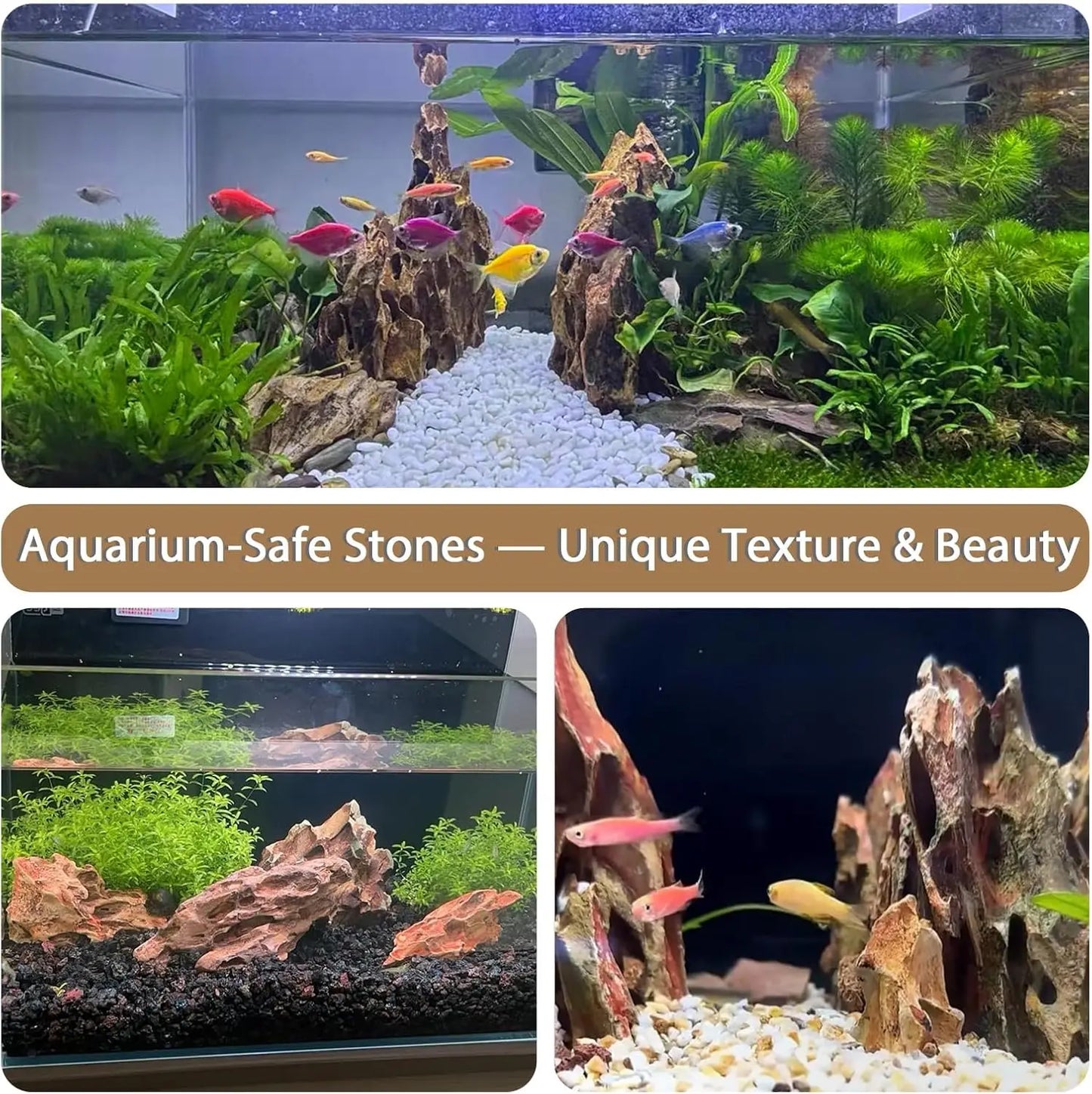 Natural Dragon Stone Rocks for Aquarium Decor and Aquascaping