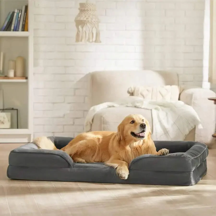 Orthopedic Pet Sofa Bed With Removable Washable Cover