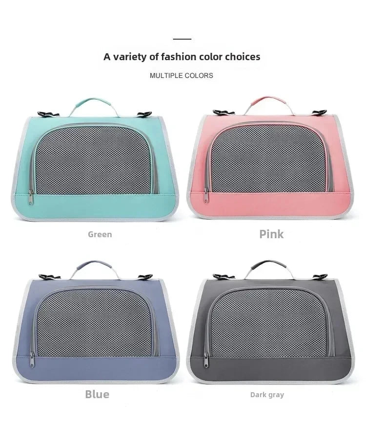 Portable Pet Carrier Handbag for Cats and Dogs Shoulder Bag