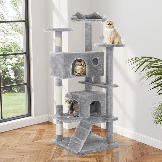 MCQ Indoor Cat Tree Tower Multi Level With Sisal Scratching Post