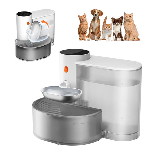 Petgravity Stainless Steel Automatic Cat Water Dispenser With Purification