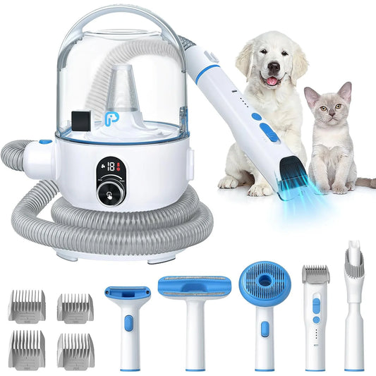 HiMISS Pet Grooming Kit With 2L Vacuum And Grooming Tools