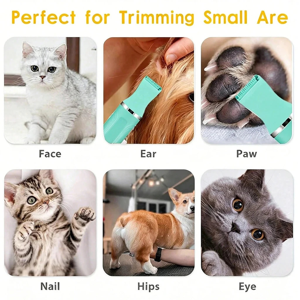 Shuyu 4-In-1 Pet Hair Clipper Cordless Dog Cat Grooming Kit