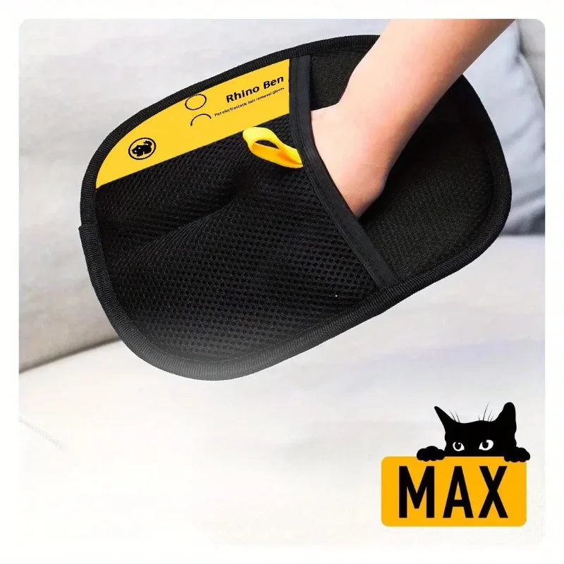 Pet Grooming Gloves Polypropylene Hair Removal Mitt For Cats