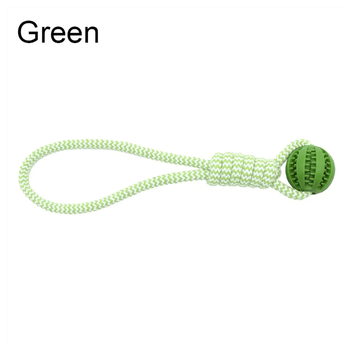 Dog Rope Tug Toy With Treat Ball For Dental Cleaning