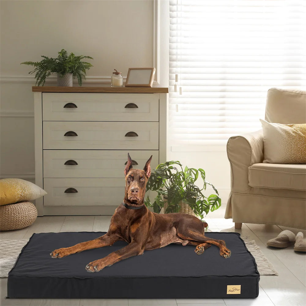 BORWART Orthopaedic Waterproof Dog Bed 2 In 1 Removable Cover