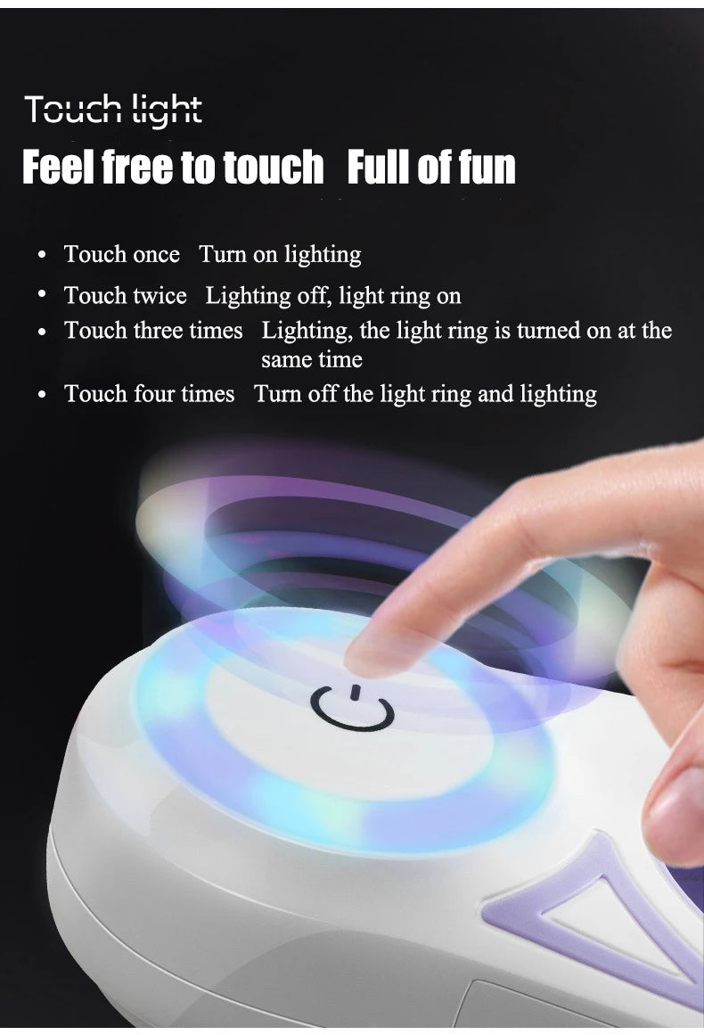 LED Luminous Automatic Retractable Dog Leash For Medium Dogs With Light