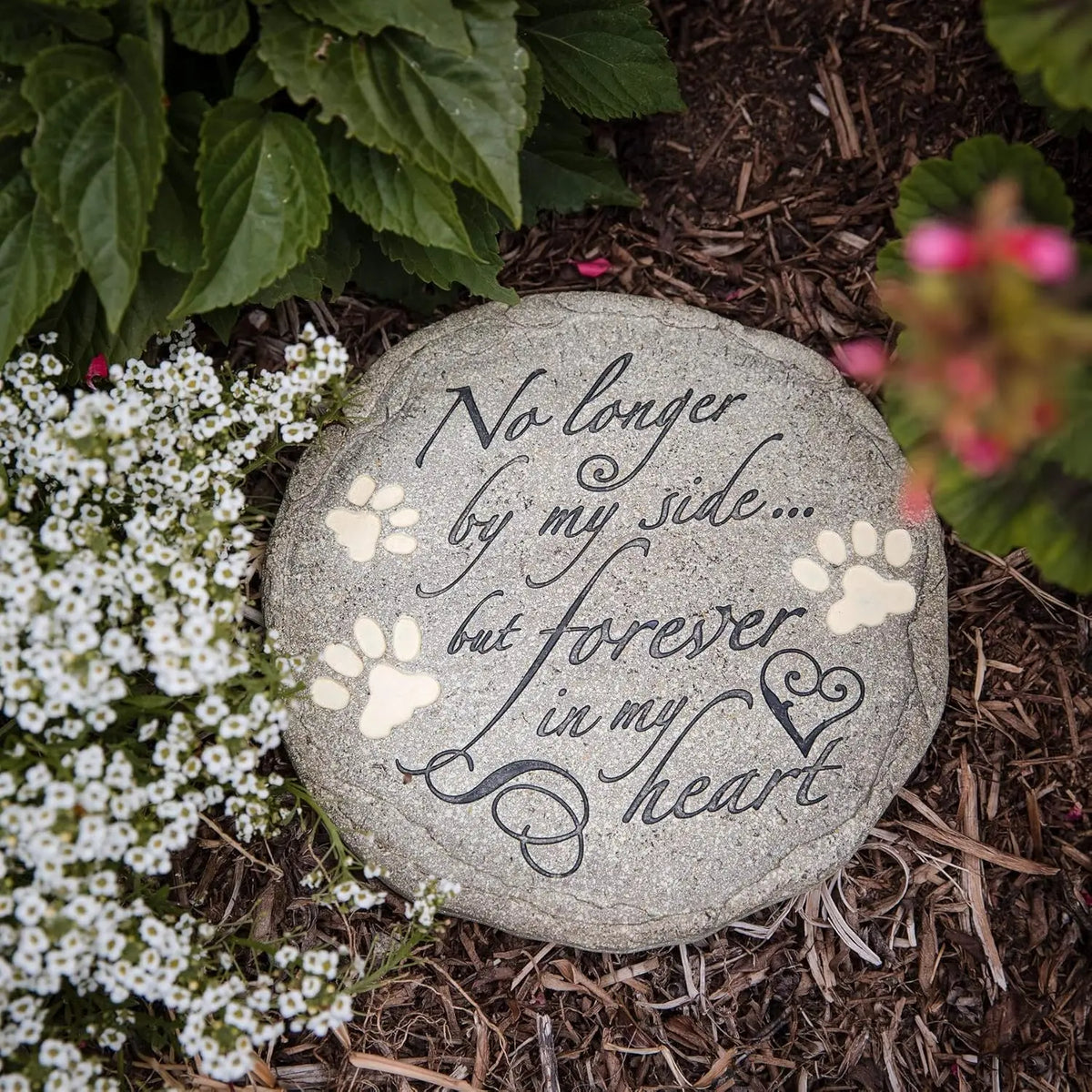 Pet Memorial Stone For Cats And Dogs Weatherproof Keepsake