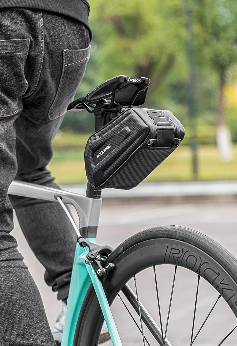 ROCKBROS Waterproof Shockproof Bicycle Rear Seatpost Bag With Quick Release