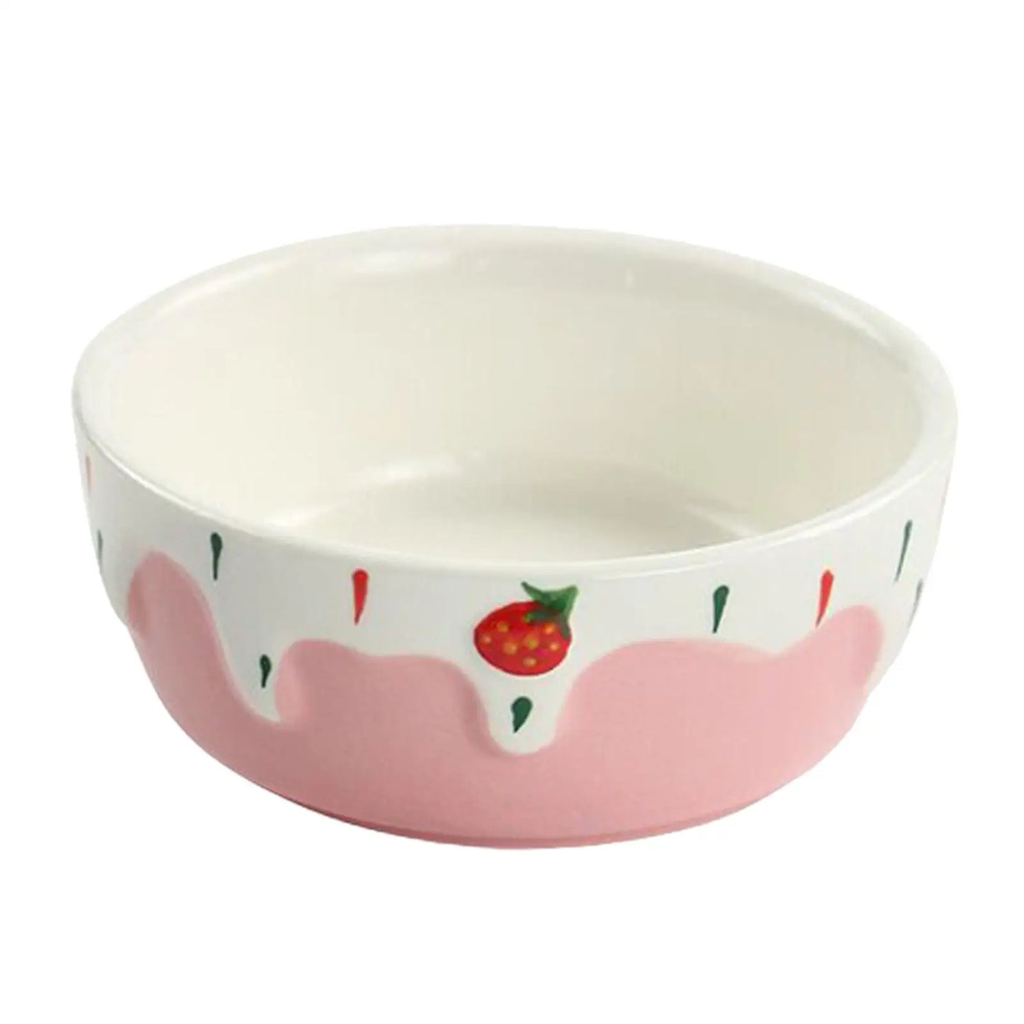 Ceramic Hamster Food Bowl Easy To Clean Portable Feeding Dish
