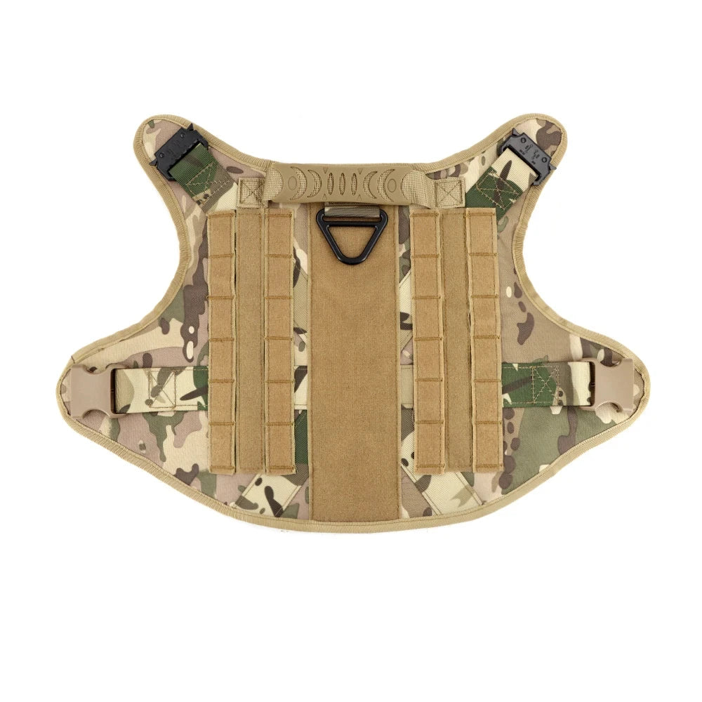 PETRAVEL Tactical Dog Harness Set with Collar Leash and Patches