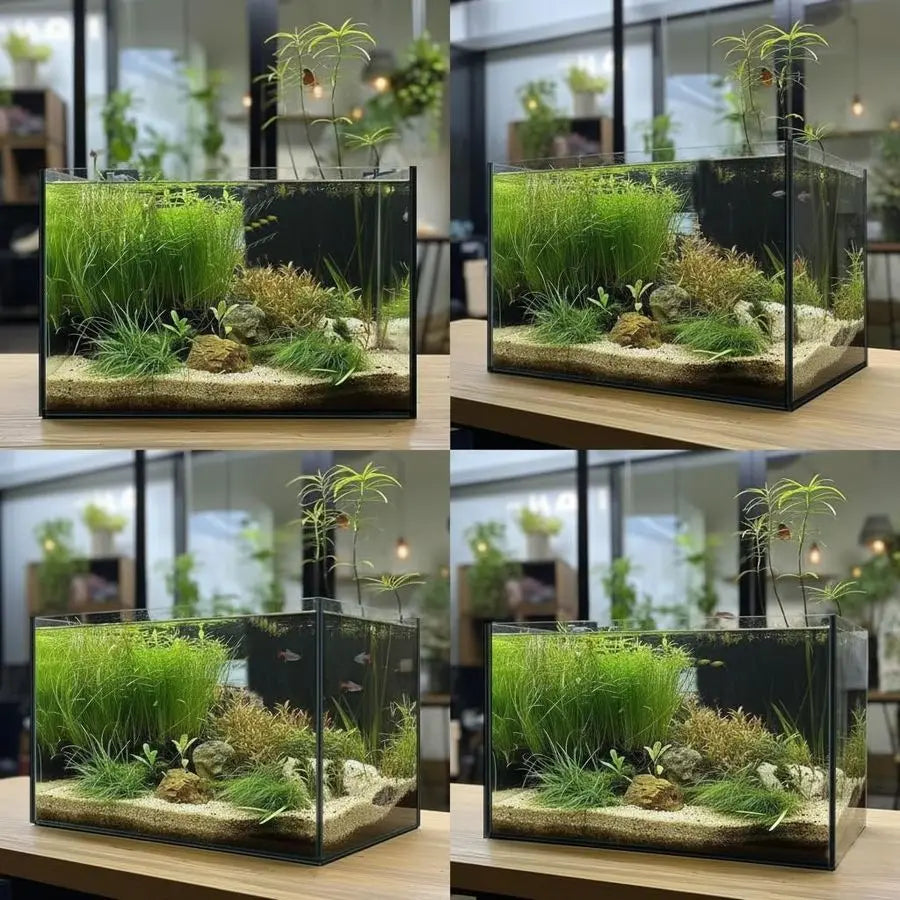 Rimless Glass Fish Tank Cube for Betta