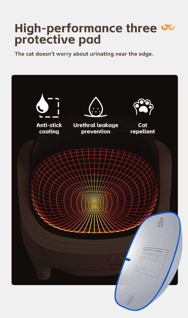 Pokpaw Automatic Self Cleaning Litter Box For Cats