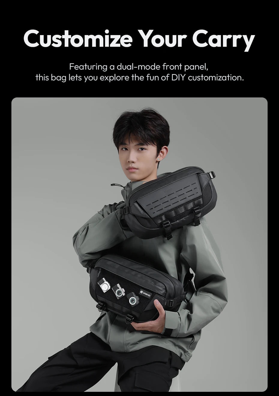 Ulanzi TAI Outdoor Camera Sling Bag for Photography Accessories