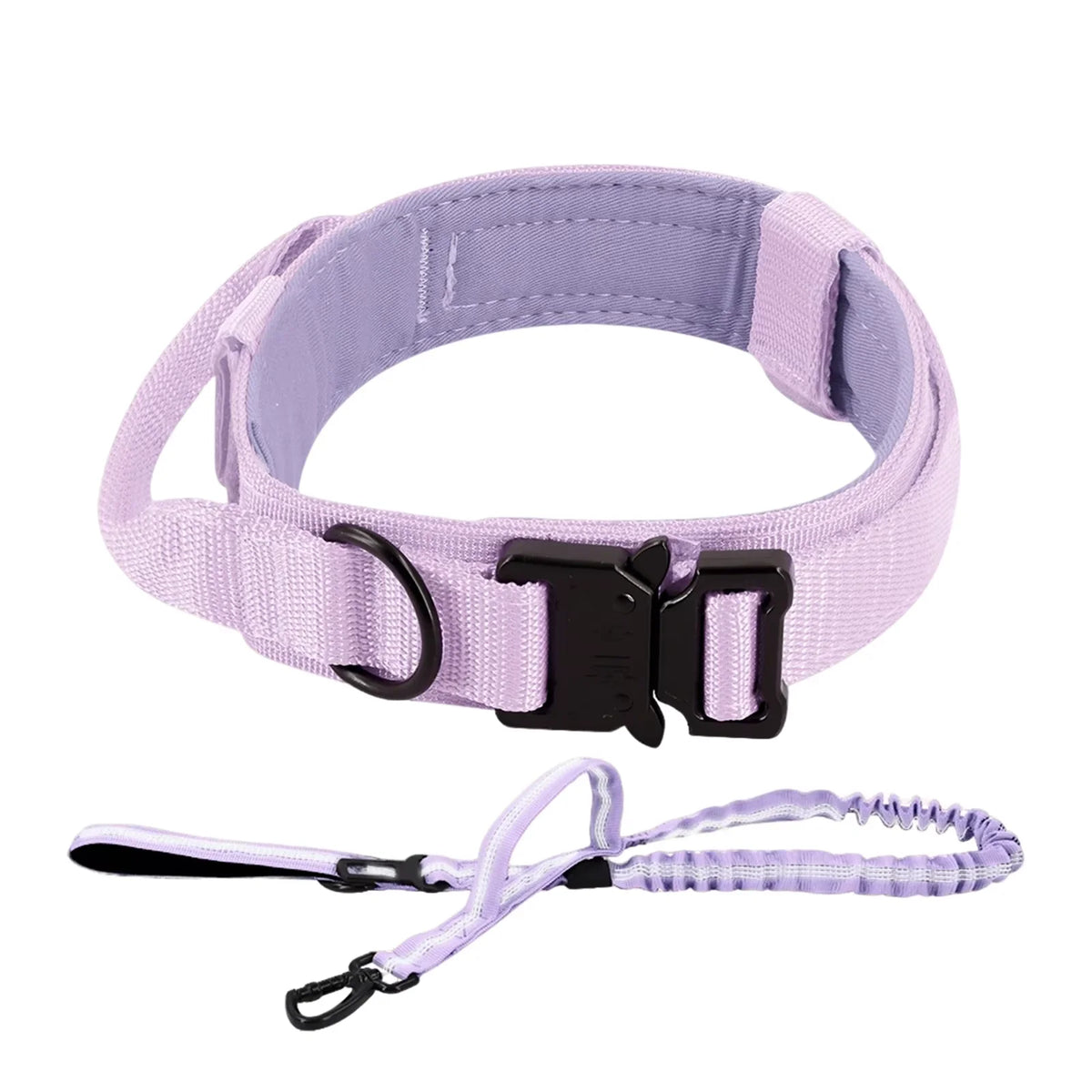PETRAVEL Tactical Dog Training Collar Leash Set With Control Handle